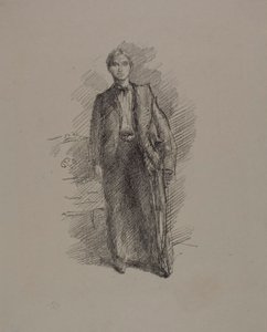 Portrétanulmány: Herbert C. Pollitt úr alkotó: James Abbott McNeill Whistler