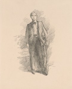 Portrétanulmány: Herbert C. Pollitt úr alkotó: James Abbott McNeill Whistler