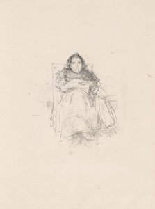 Portrétanulmány: Mrs. Philip, No. 3 (recto) Portrétanulmány: Geneviève Mallarmé (verso)