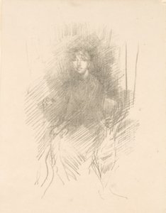 Egy fiatal nő portréja [Miss Seton] alkotó: James McNeill Whistler