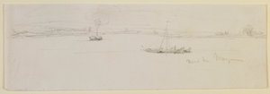 Mainz közelében alkotó: James Abbott McNeill Whistler