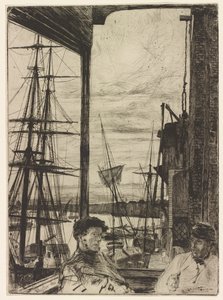 Rotherhithe alkotó: James Abbott McNeill Whistler
