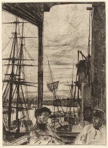 Rotherhithe alkotó: James Abbott McNeill Whistler