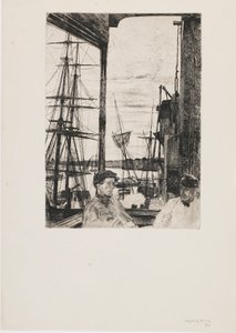 Rotherhithe alkotó: James Abbott McNeill Whistler