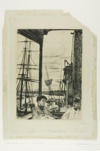 Rotherhithe alkotó: James Abbott McNeill Whistler