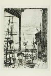 Rotherhithe alkotó: James Abbott McNeill Whistler