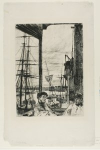 Rotherhithe alkotó: James Abbott McNeill Whistler