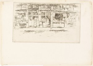 Rue de la Rochefoucauld alkotó: James Abbott McNeill Whistler