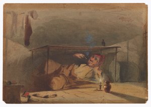 Sam Weller gazdája a flottában alkotó: James Abbott McNeill Whistler