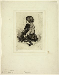 Seymour Haden, Jr, ül alkotó: James Abbott McNeill Whistler