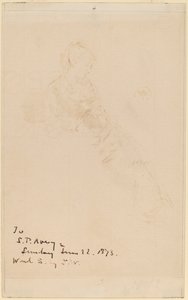 Maud vázlata alkotó: James Abbott McNeill Whistler
