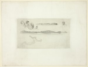 Vázlatok a partfelmérő táblán alkotó: James Abbott McNeill Whistler