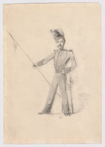 Katona Lance-szel alkotó: James Abbott McNeill Whistler
