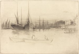 Gőzhajók a toronyról alkotó: James Abbott McNeill Whistler
