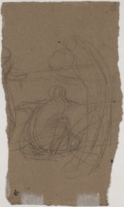 Tanulmány a "Variations in Blue and Green" [verso] alkotó: James Abbott McNeill Whistler