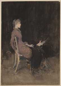 Tanulmány feketével és arannyal (Madge O