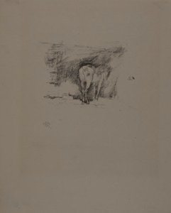 Egy ló tanulmányozása alkotó: James Abbott McNeill Whistler