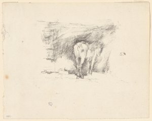 Egy ló tanulmányozása alkotó: James Abbott McNeill Whistler