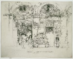 Napraforgó, St Germain piac, Párizs alkotó: James McNeill Whistler