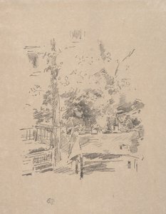 Kettesben a kertben alkotó: James McNeill Whistler