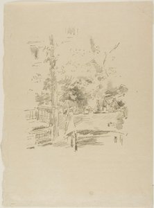 Tête-à-tête a kertben alkotó: James McNeill Whistler