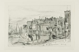 Temzei rendőrség alkotó: James Abbott McNeill Whistler