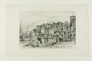 Temzei rendőrség alkotó: James Abbott McNeill Whistler