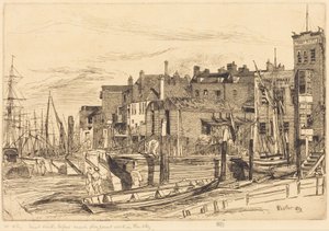 Temzei rendőrség alkotó: James McNeill Whistler