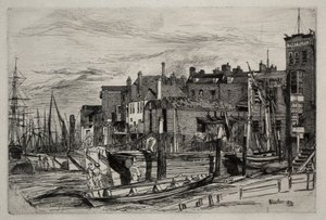 Temzei rendőrség alkotó: James McNeill Whistler
