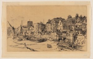 Az "Ádám és Éva", Old Chelsea alkotó: James Abbott McNeill Whistler