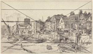 Az "Ádám és Éva", Old Chelsea alkotó: James Abbott McNeill Whistler