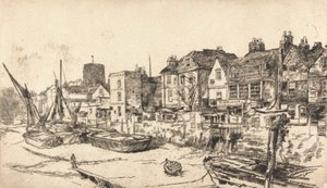 Ádám és Éva taverna, Old Chelsea alkotó: James Abbott McNeill Whistler