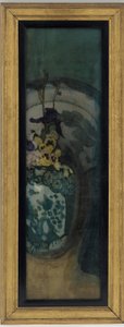 A kék lány (töredék): lila és kék alkotó: James Abbott McNeill Whistler