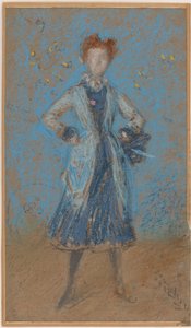 A kék lány alkotó: James Abbott McNeill Whistler