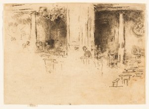 A templom - Brüsszel (imádás) alkotó: James Abbott McNeill Whistler