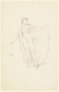 A táncos lány, 1890 alkotó: James Abbott McNeill Whistler