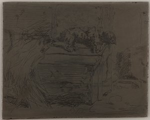 A kutya a kennelben alkotó: James Abbott McNeill Whistler