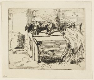 A kutya a kennelben alkotó: James Abbott McNeill Whistler