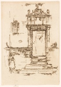 A kápolna ajtaja, Montrésor alkotó: James McNeill Whistler