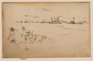 A flotta: Monitorok alkotó: James Abbott McNeill Whistler