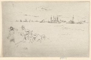 A flotta: Monitorok, a jubileumi készletből alkotó: James Abbott McNeill Whistler