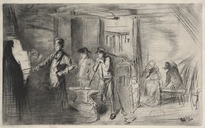 A kovácsműhely alkotó: James McNeill Whistler