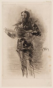 A gitáros (M.W. Ridley) alkotó: James Abbott McNeill Whistler