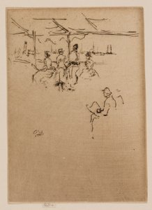 A leszállóhely, Cowes alkotó: James Abbott McNeill Whistler