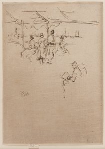 A leszállóhely, tehenek alkotó: James Abbott McNeill Whistler