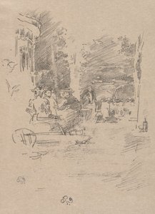 The Little Café au Bois alkotó: James McNeill Whistler