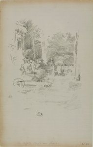 A Little Café au Bois alkotó: James Abbott McNeill Whistler
