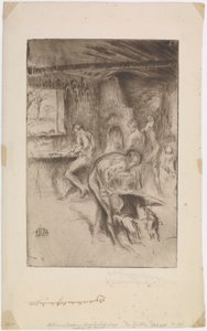 The Little Forge, Liverpool alkotó: James Abbott McNeill Whistler
