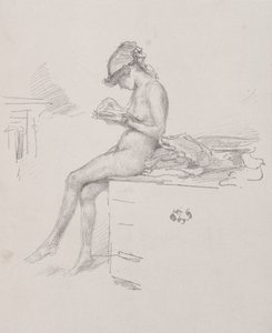 Az olvasó kis meztelen modell alkotó: James McNeill Whistler