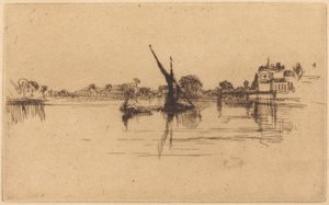 A kis Putney, II. sz. alkotó: James McNeill Whistler